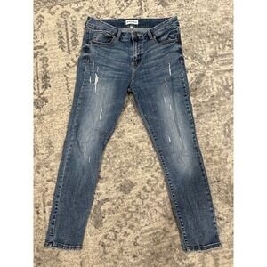 Studio Blue Women's Skinny Jeans Distressed Light Wash Size 29